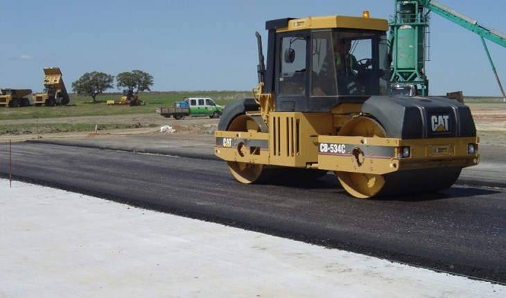 Use of BonarPave in construction of new road